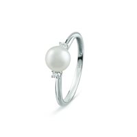 Anello Bliss Donna BL RUGIADA PERLE in Oro bianco Perla 20101421 - 20101421